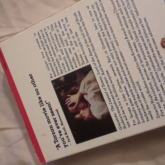 Greystone the legend of Tarzan Lord of the Apes VHS tape - Picture 6 of 9